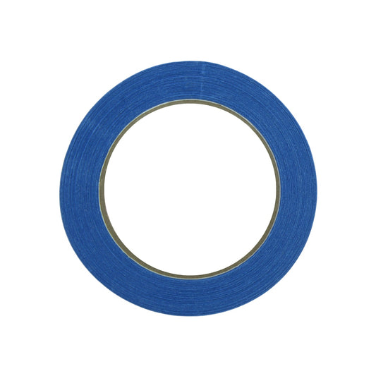 Cinta masking tape azul profesional para pintar, protección de superficies y líneas limpias