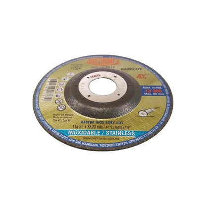 Disco 4 1/2" corte acero inoxidable Austromex 2017