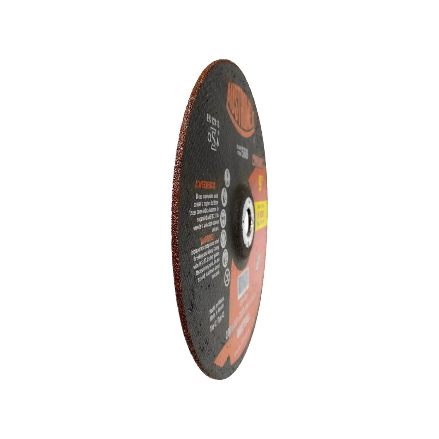 Disco de corte Austromex 568 de 9 pulgadas para metal, abrasivo profesional