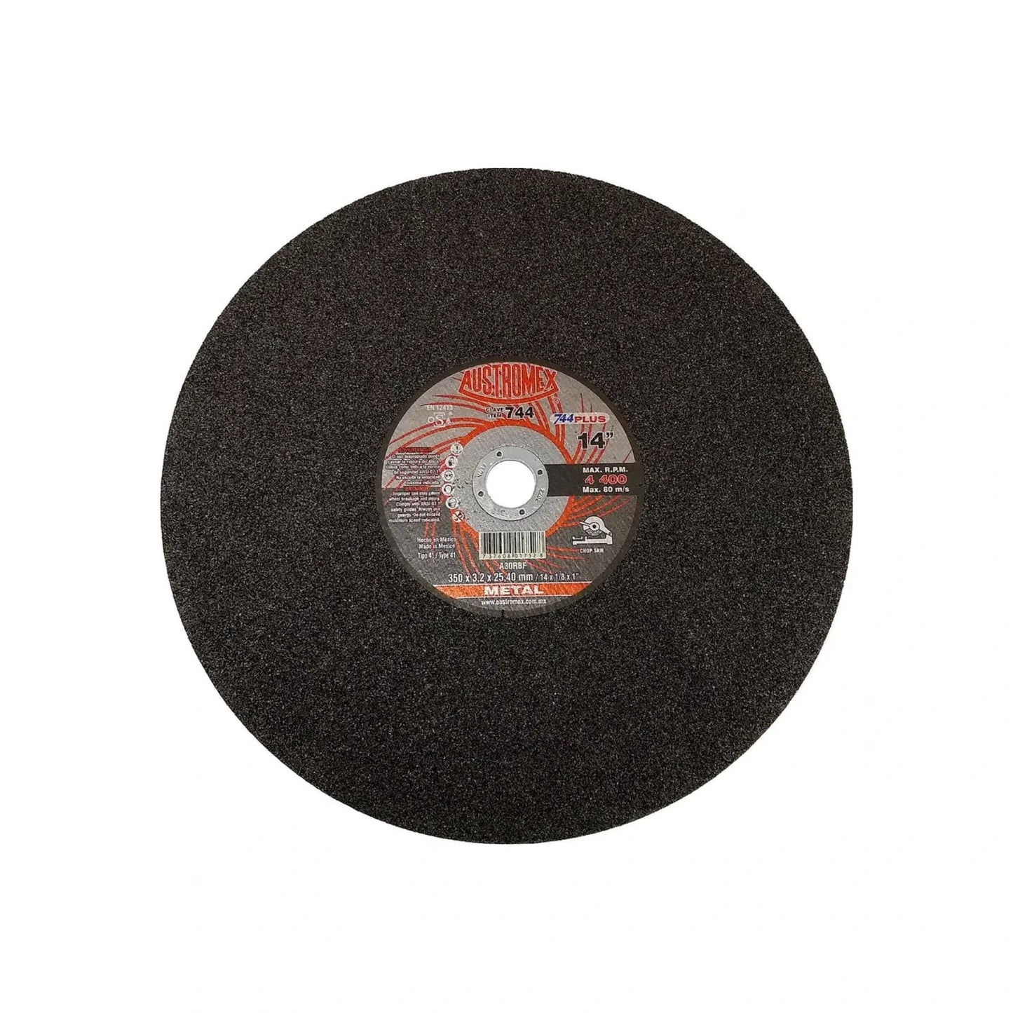 Disco 14" corte metal Austromex 744