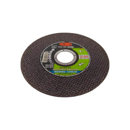Disco de corte Austromex 4 1/2 pulgadas para acero inoxidable y metal, 13300 RPM