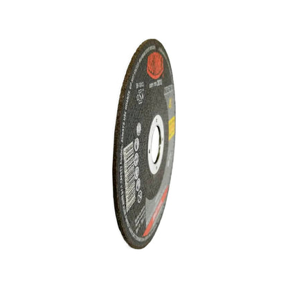 Disco de corte abrasivo Austromex 4 1/2" para acero inoxidable, color negro y rojo