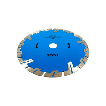 Disco diamantado segmentado azul Austrodiam 2551 para corte de materiales duros
