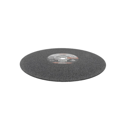 Disco de corte abrasivo Austromex 766 de 14" para metal, color gris oscuro, herramienta ferretería.