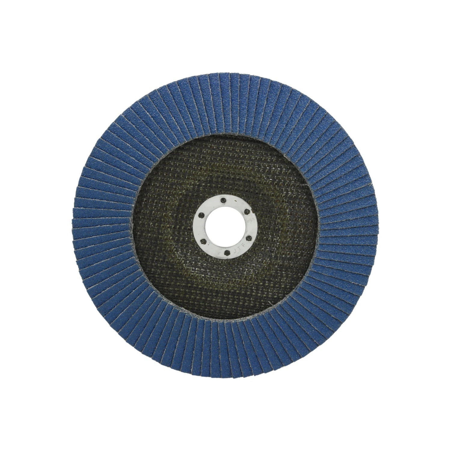 Disco laminado azul de 7 pulgadas grano 80 para desbaste y lijado de metales.
