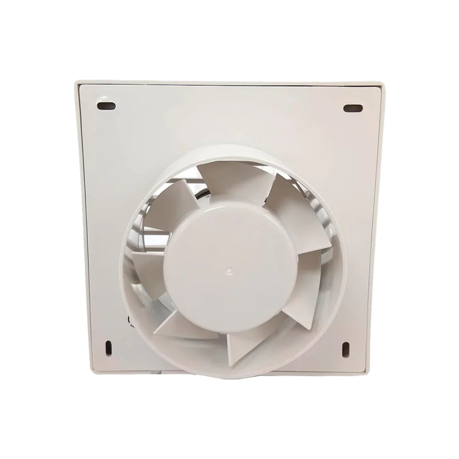 Extractor de aire blanco cuadrado de 4 pulgadas, ventilador de extracción para pared o techo