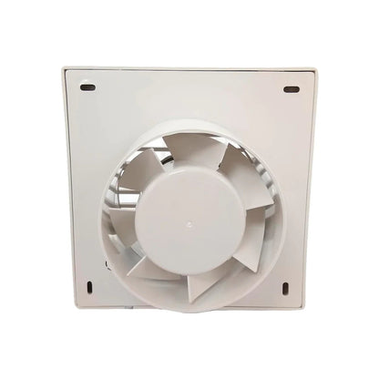 Extractor de aire blanco cuadrado de 4 pulgadas, ventilador de extracción para pared o techo