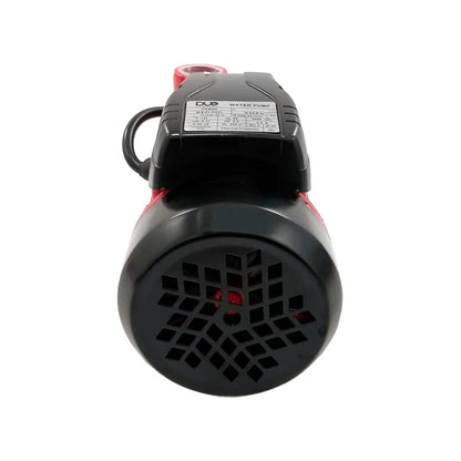 Bomba periférica DUO PKM60 1/2 HP, negra y roja, para suministro de agua y aumentar presión.