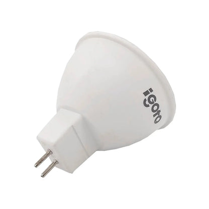 Bombilla LED tipo reflector Igoto MR16 blanca con base de dos pines