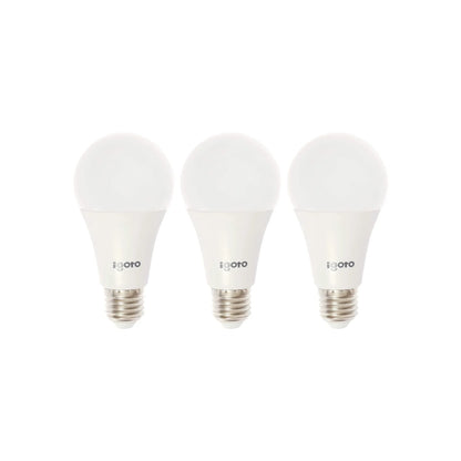 Foco led 9 W luz cálida 3 piezas Igoto F3P20109