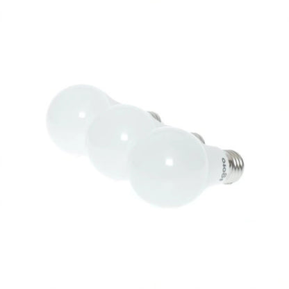 Pack 3 focos LED Igoto 12W luz cálida, bombillas blancas de bajo consumo para hogar