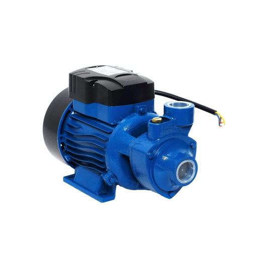 Bomba periférica eléctrica azul para agua, uso en trasvase y aumento de presión