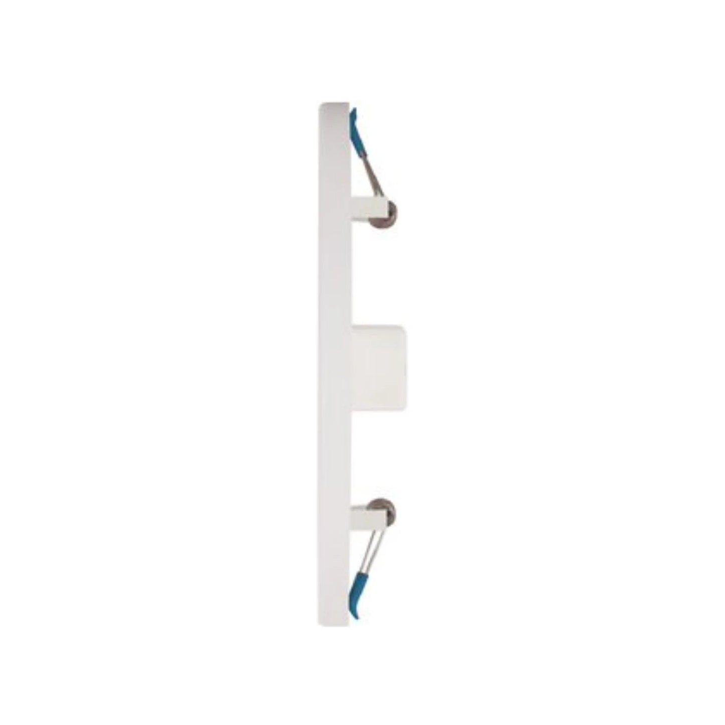 Lámpara panel LED redonda empotrable 6W blanca con clips de sujeción para techo