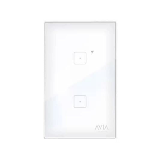 Placa 2 apagadores blanca smart wifi Igoto SH1102