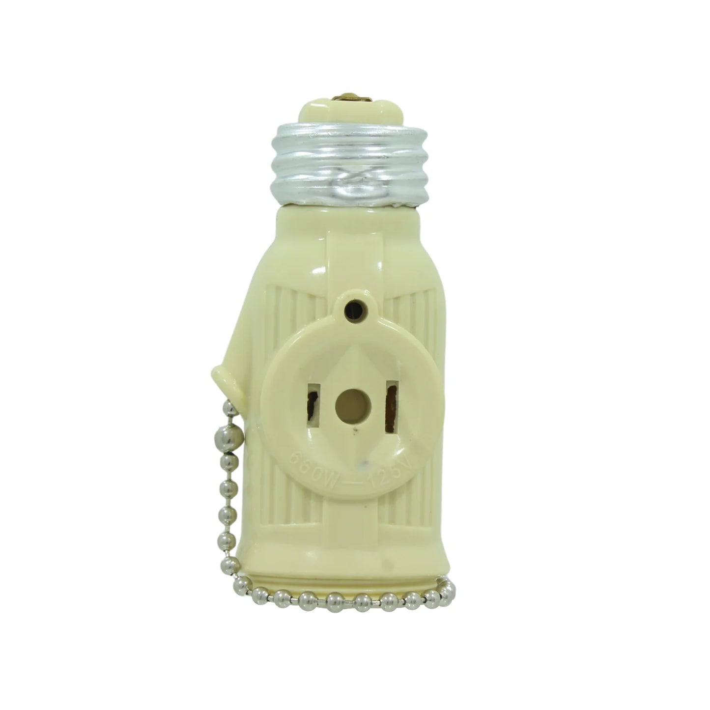 Socket ladrón con cadena marfil Igoto SO-TA-M