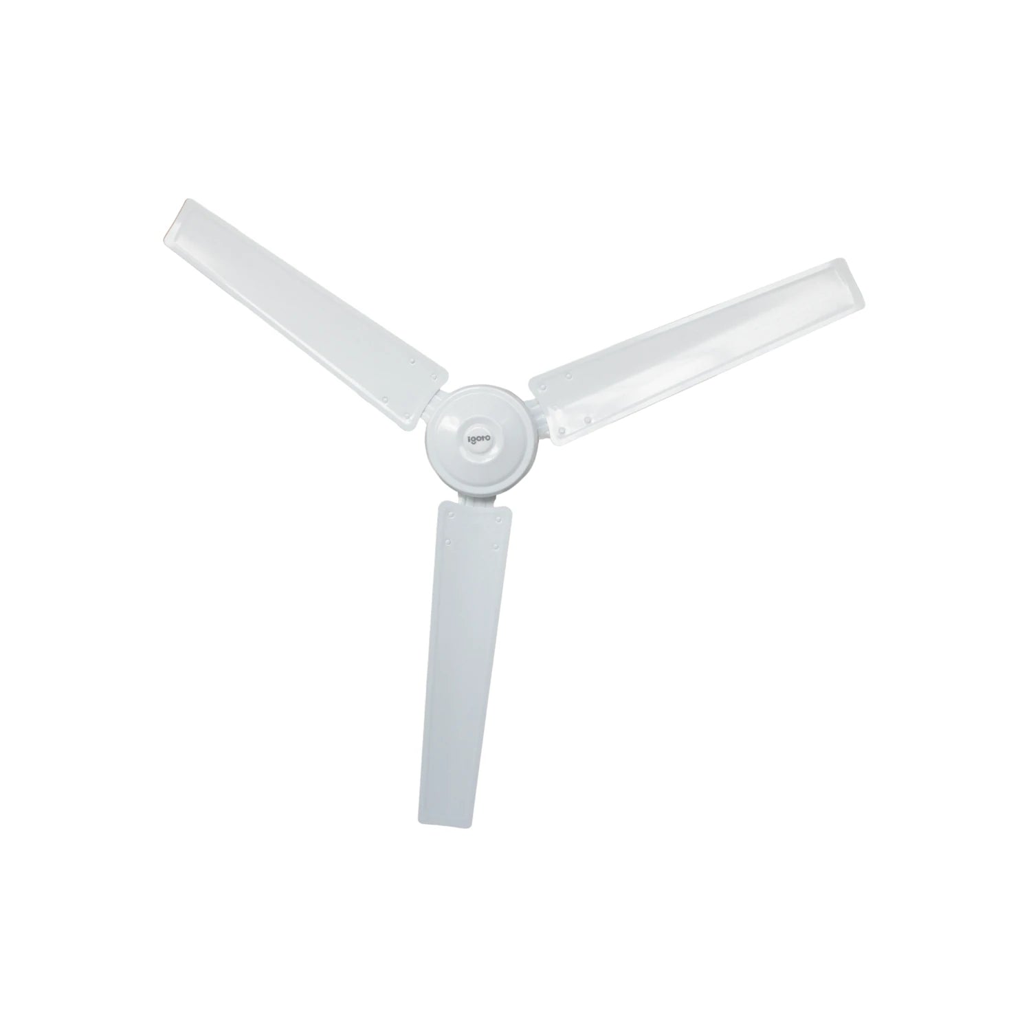 Ventilador de techo industrial Igoto blanco 56 pulgadas con 3 aspas para ventilación eficiente