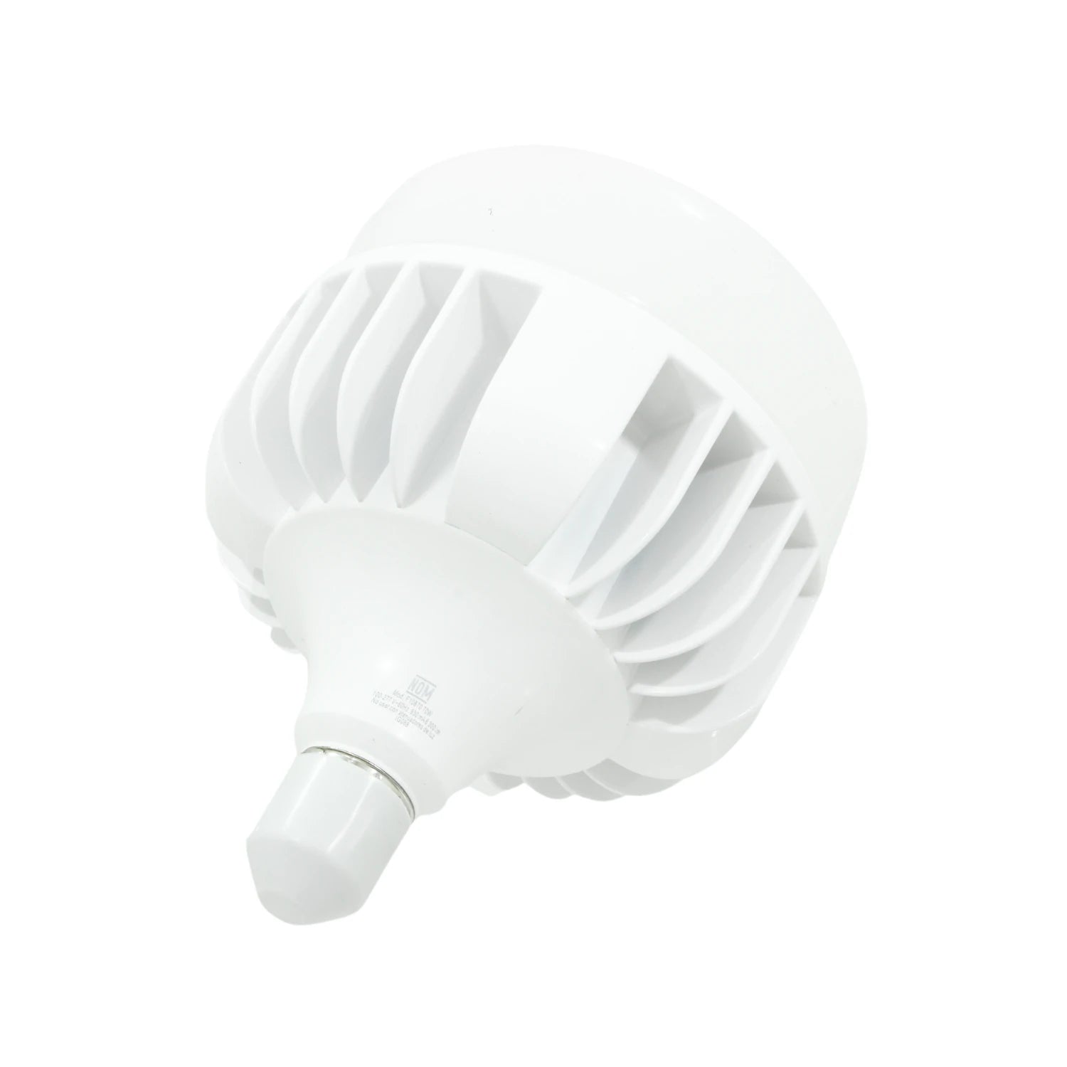 Foco LED blanco 70W alta potencia con base rosca y aletas disipadoras de calor