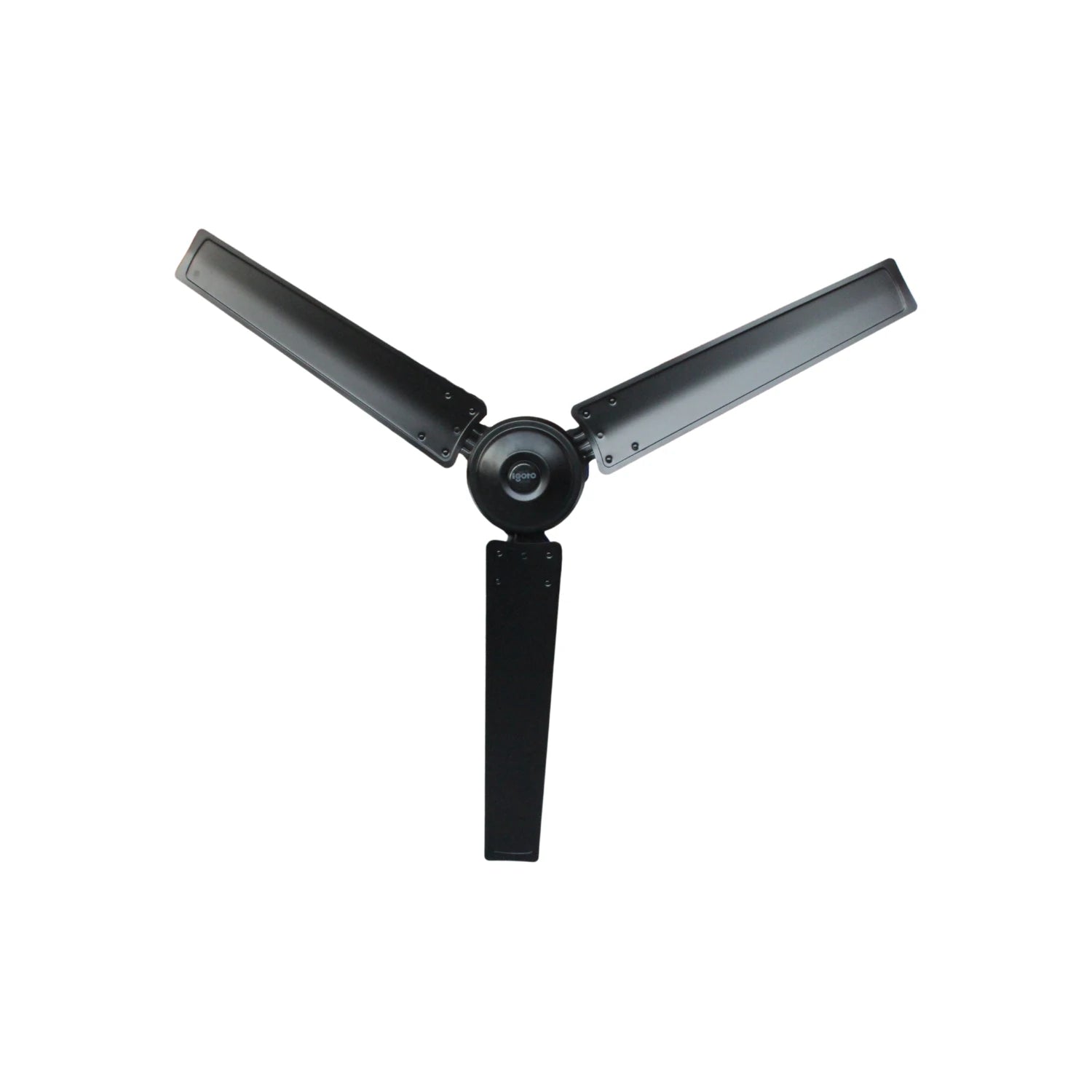 Ventilador de techo industrial Igoto negro de 3 aspas para gran flujo de aire