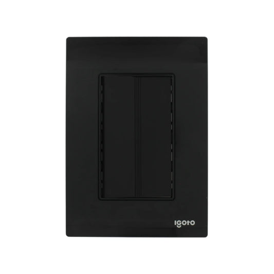 Placa 1 apagador escalera crystal Igoto CRIS2008