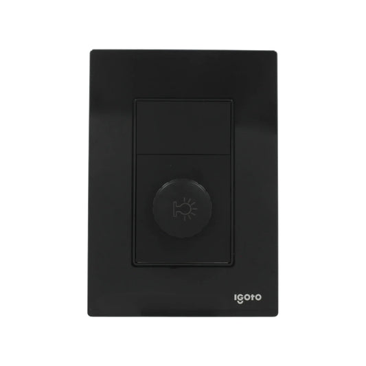 Placa 1 dimmer atenuador crystal Igoto CRIS2019