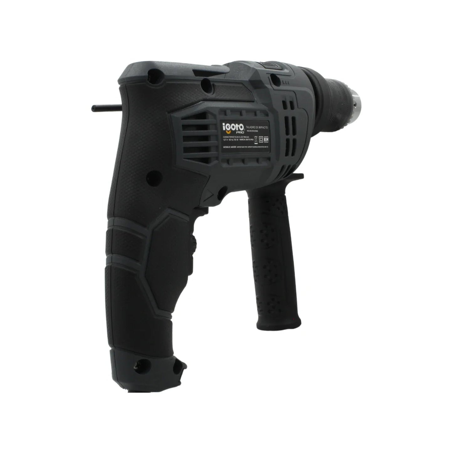 Rotomartillo de impacto Igoto PRO HE1001 negro 1/2 pulgada 700W profesional