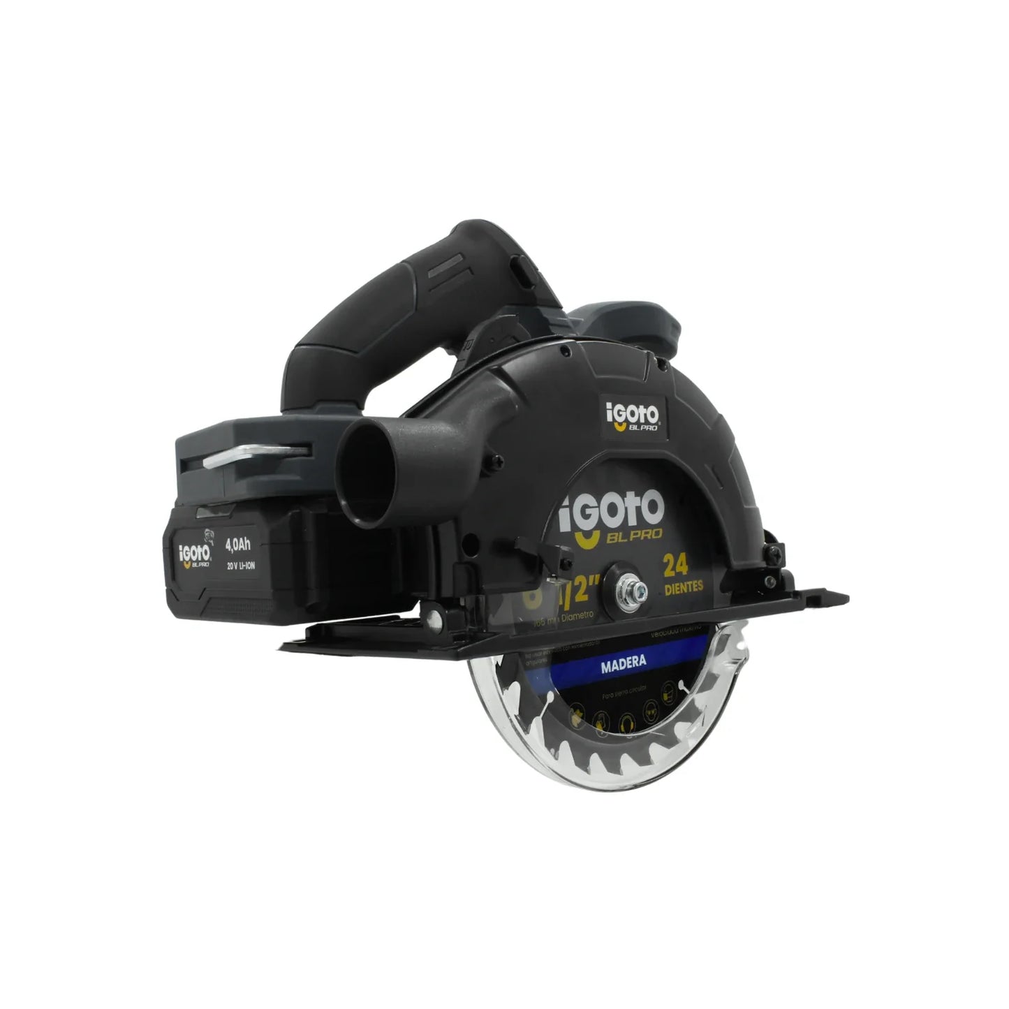 Sierra circular 20 V inalámbrica 6 1/2" Igoto HI1004 BL PRO