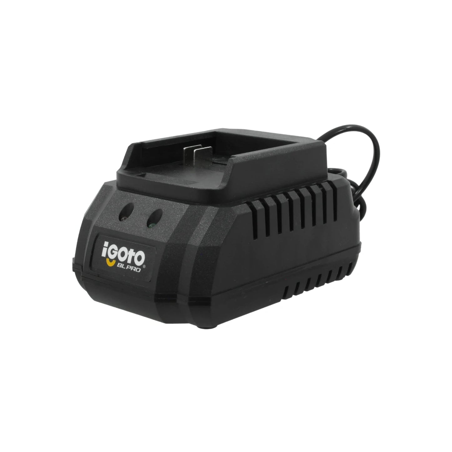 Cargador rápido de batería 20V Igoto BL PRO negro con indicador LED para herramientas inalámbricas