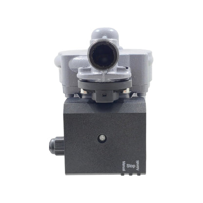 Presurizador de agua compacto gris y negro con selector manual/automático, bomba 1/6 HP para aumentar presión
