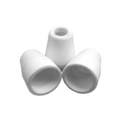 Bocales cerámicos blancos para antorcha de plasma, juego de 3 piezas, consumible para corte y soldadura.