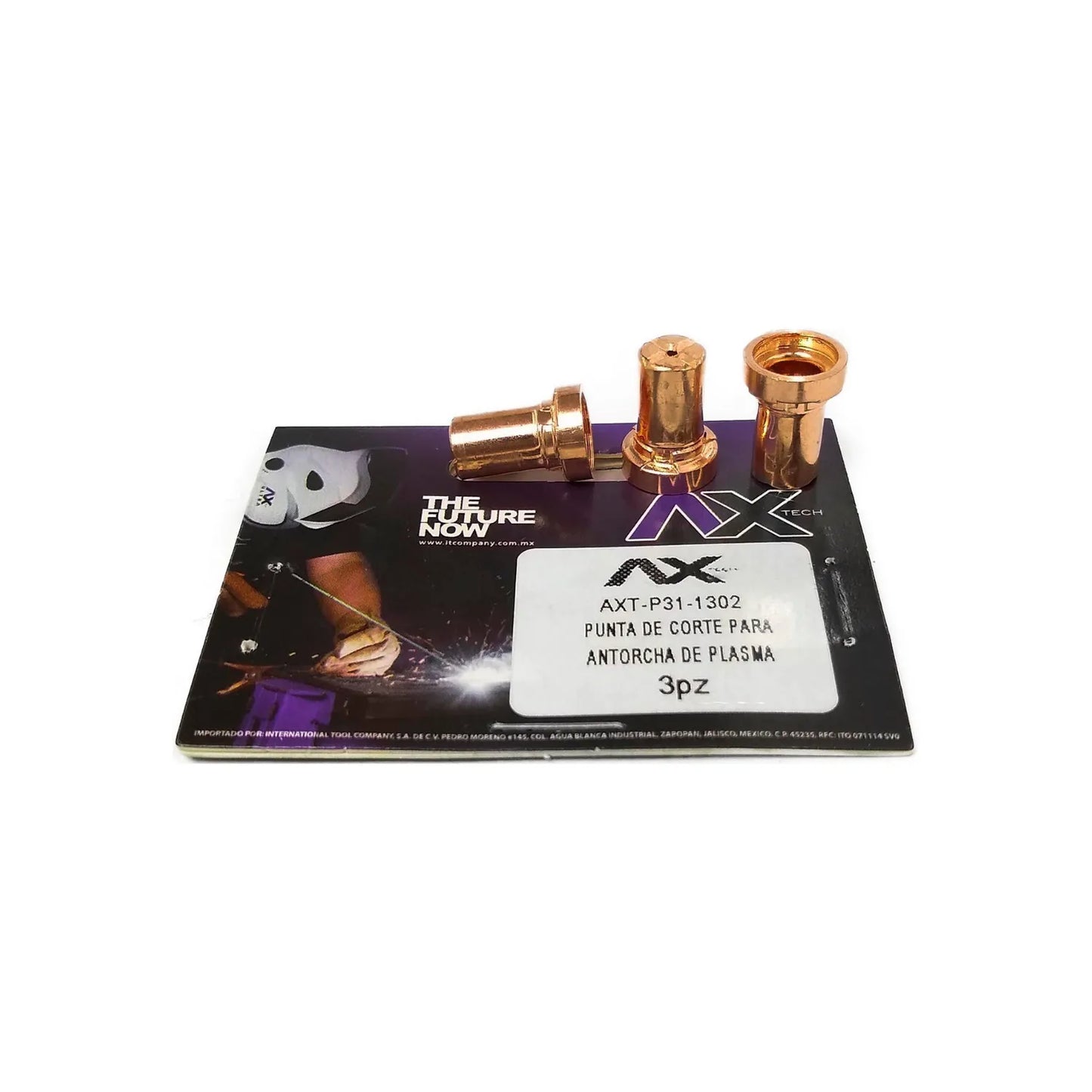 Punta de corte para antorcha de plasma 3 piezas Ax Tech P311302