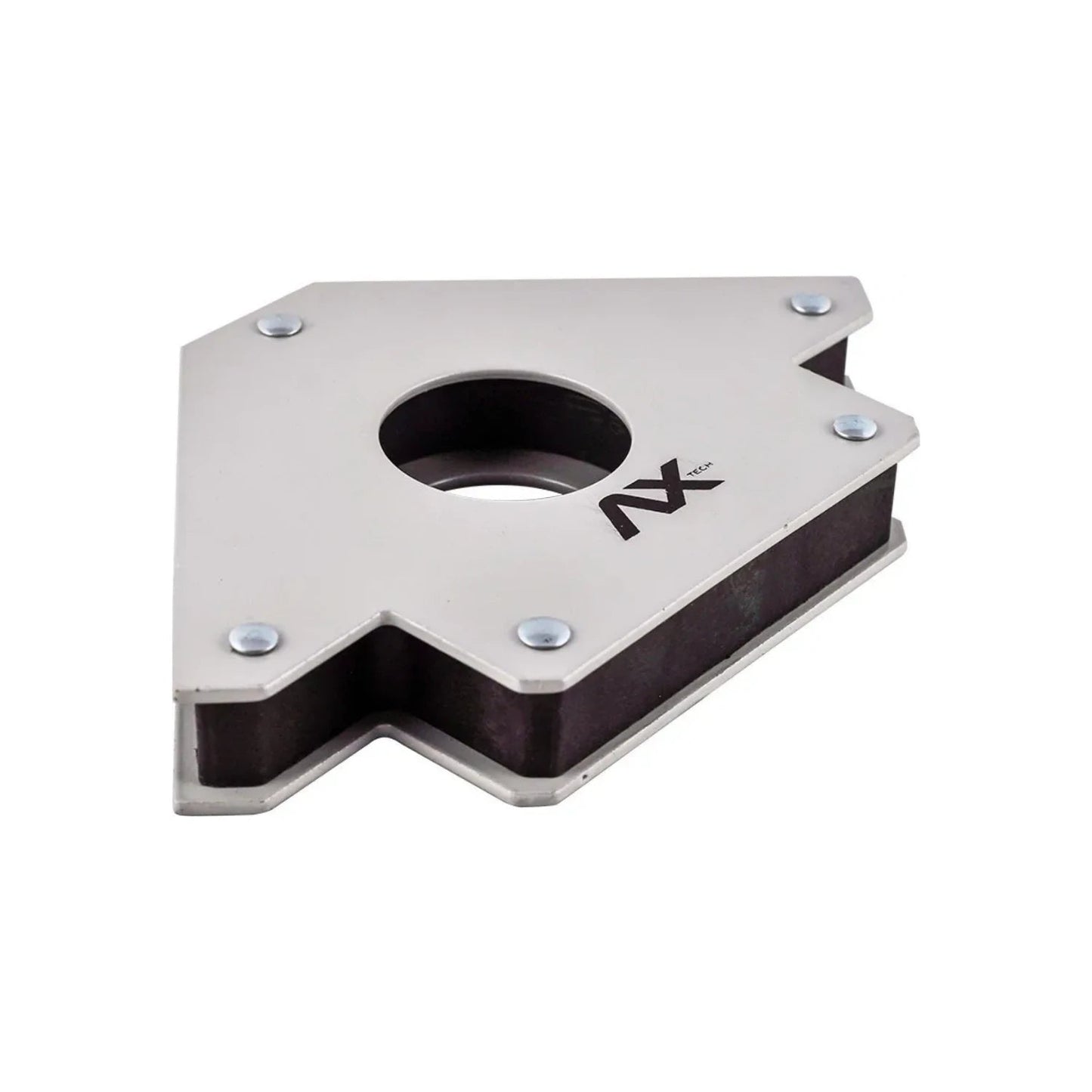 Escuadra magnética Axtech de 35 kg para soldar, soporte angular profesional gris