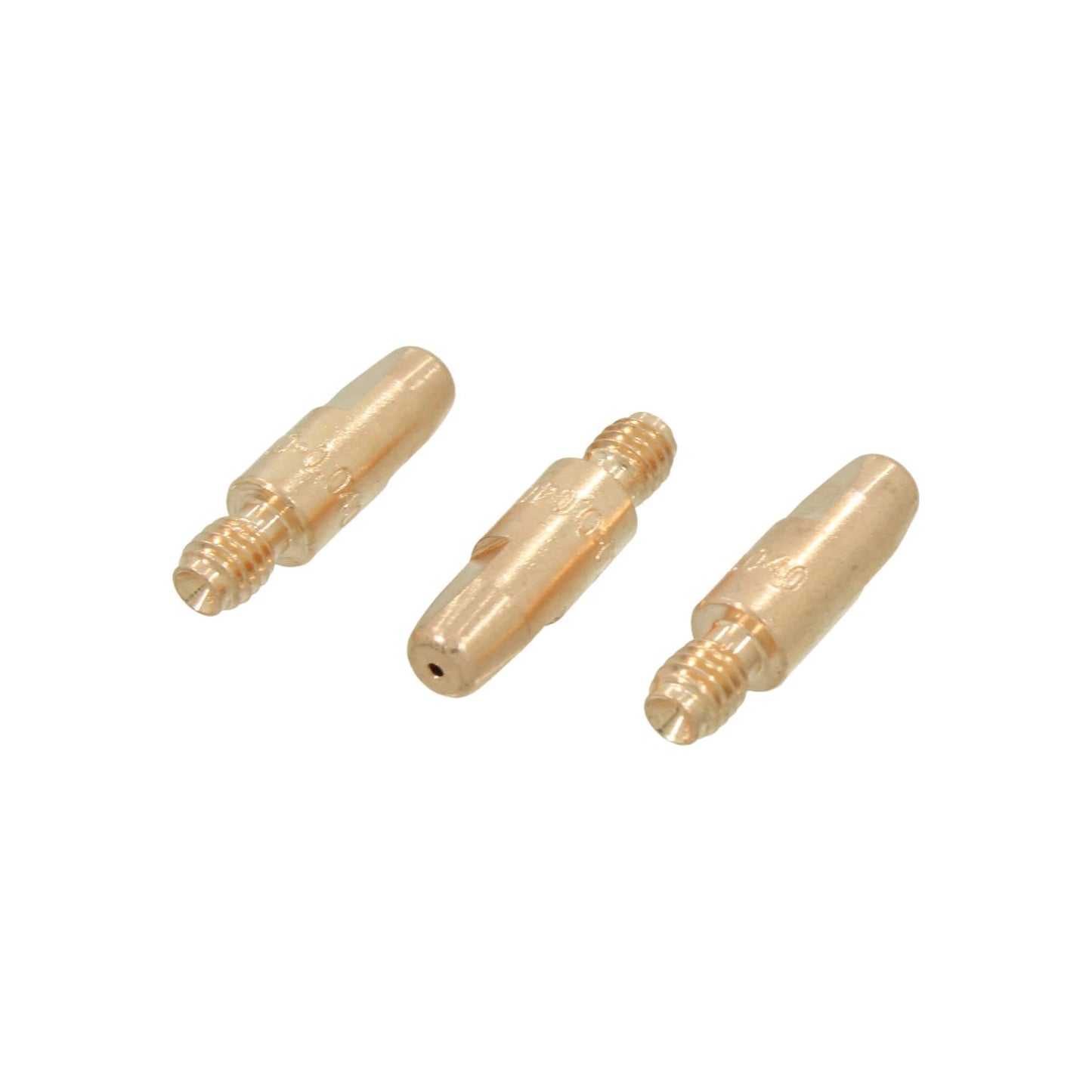 Juego de 3 puntas de contacto de latón para antorcha de soldadura MIG/MAG 1.0mm