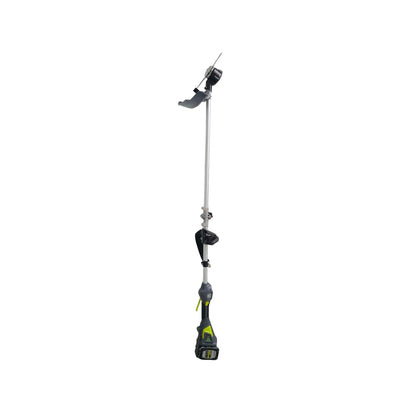 Desbrozadora inalámbrica Nitro 450W verde/negra con batería de litio y mango en D para poda de altura