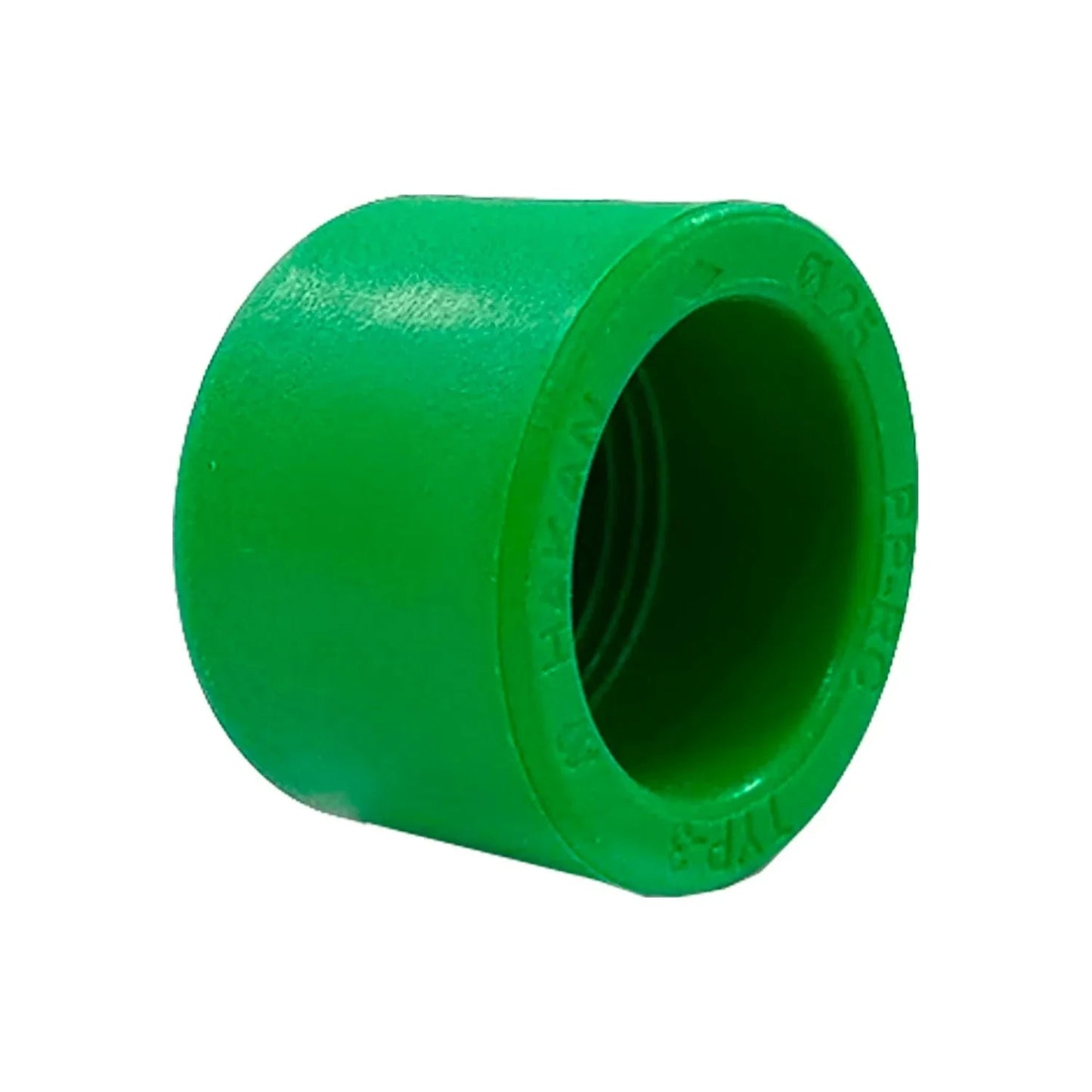 Tapón roscado Hakan PPR verde 25mm para fontanería, sellado de tuberías