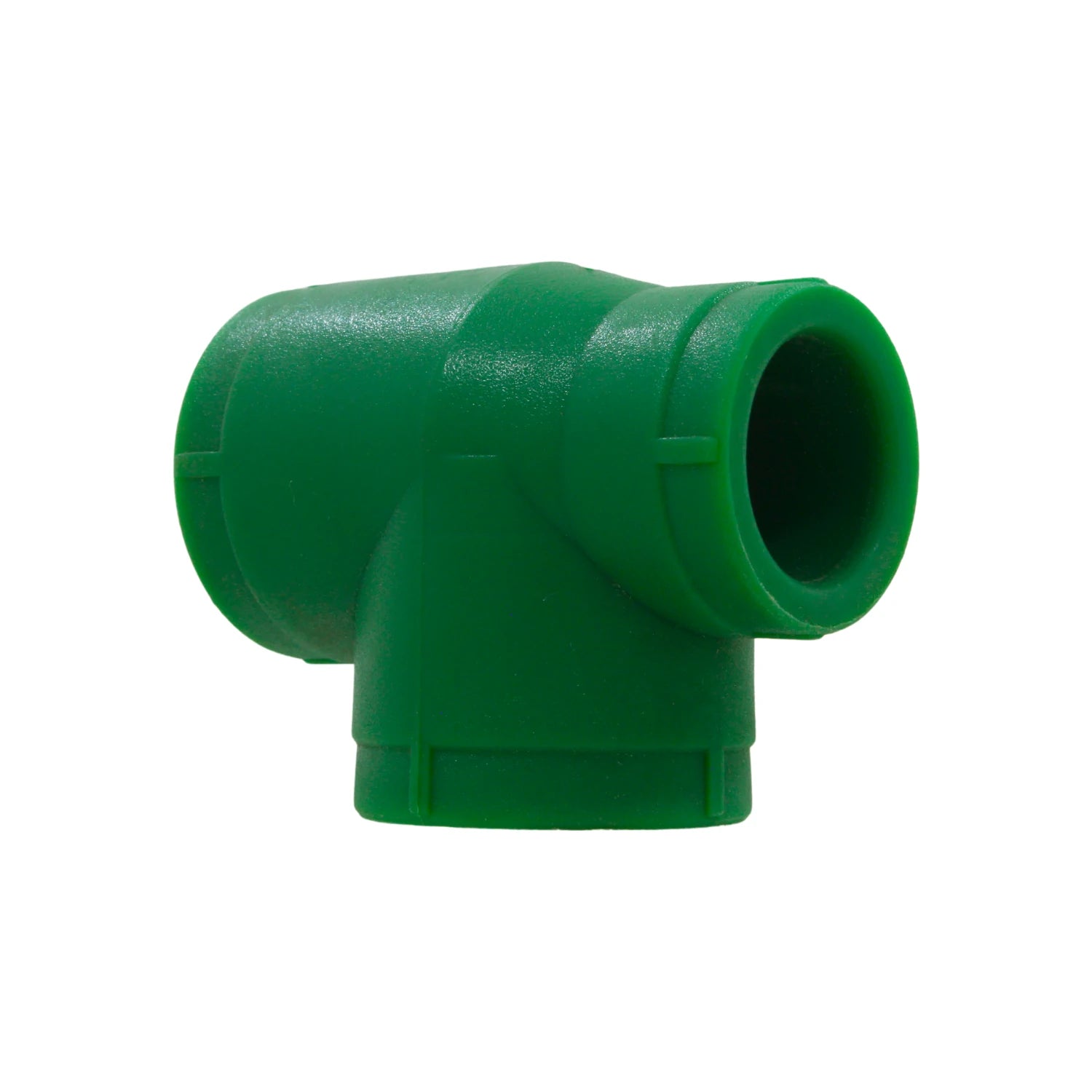 Tee de reducción PPR verde 25x20x20mm para tuberías de fontanería