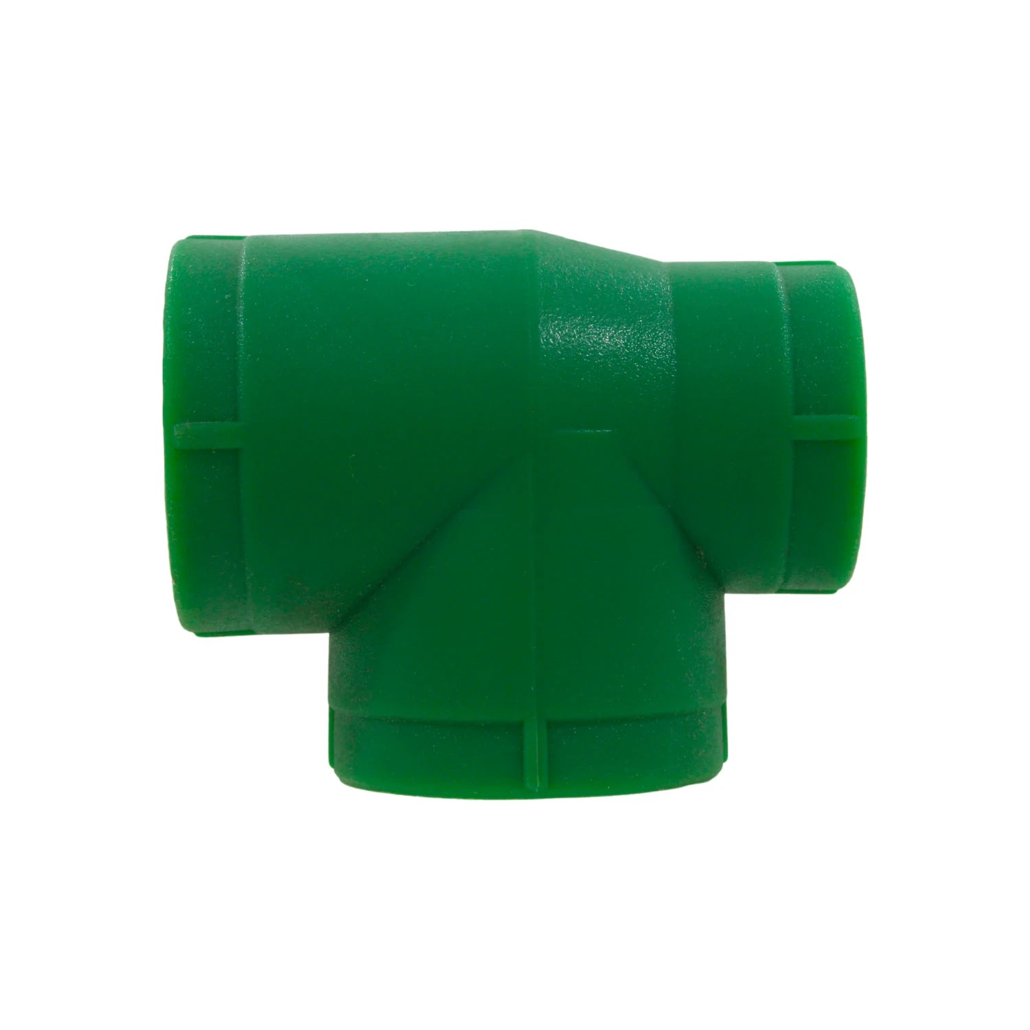 Tee reducción PPR verde 25x20x20 mm para conexiones de tuberías de fontanería