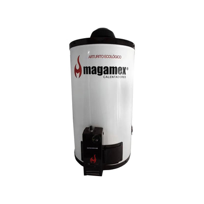 Calentador de agua a gas Magamex Arturito ecológico blanco con control de temperatura