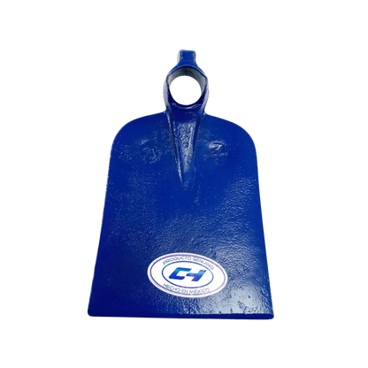 Azadón azul robusto con oreja y martillo integrado, ideal para jardinería y agricultura CH