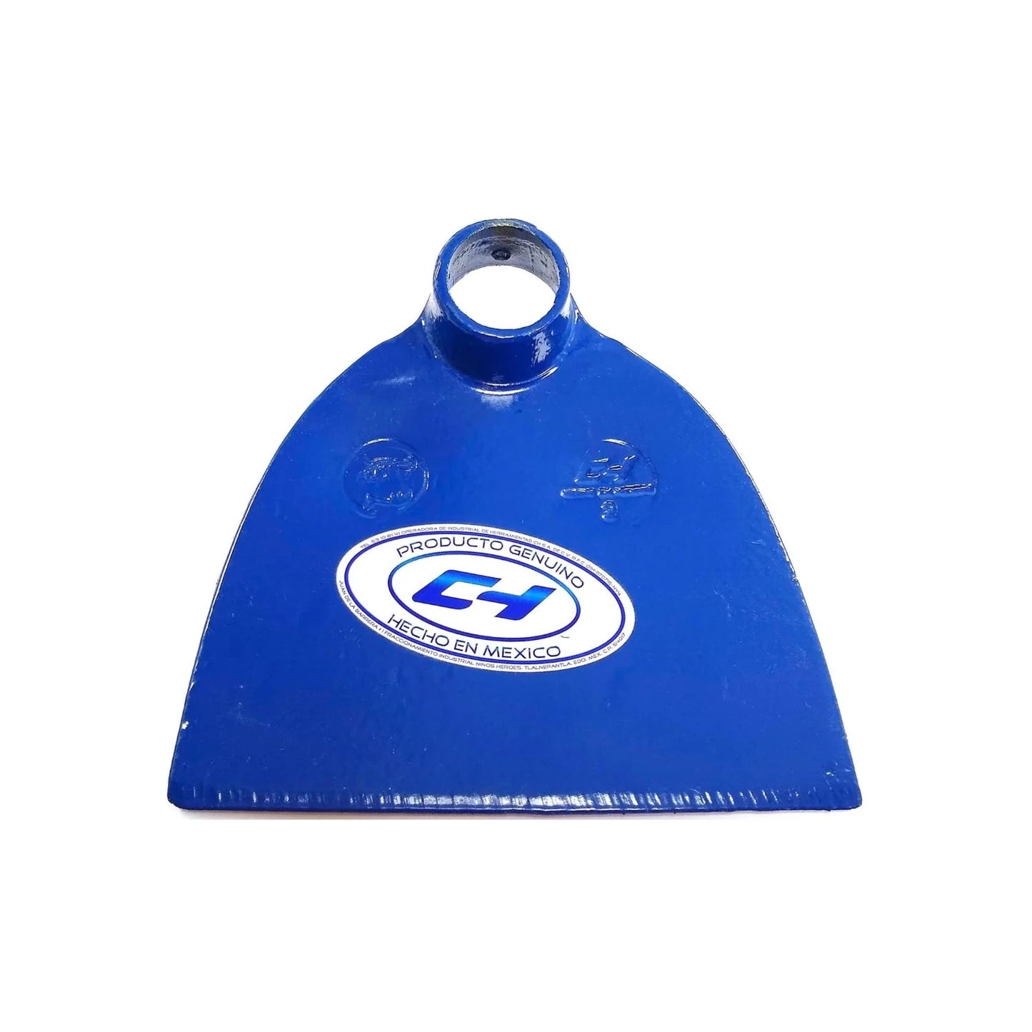 Azadón azul CH sin mango para trabajos de jardinería y labranza de suelo.