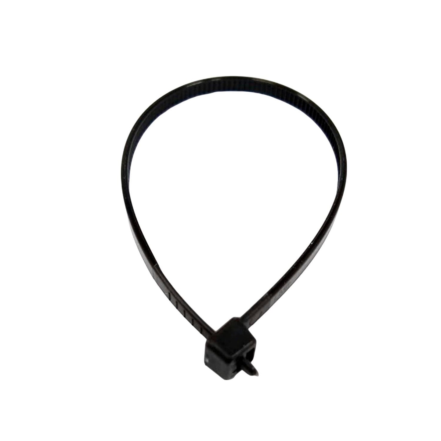 Cincho de plástico negro para sujeción de cables y organización