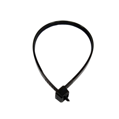 Cincho de plástico negro para sujeción de cables y organización