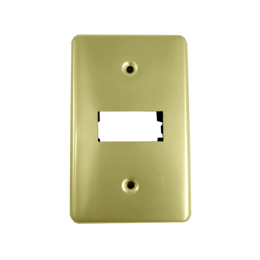 Placa 1 ventana dorada Fulgore FU0763