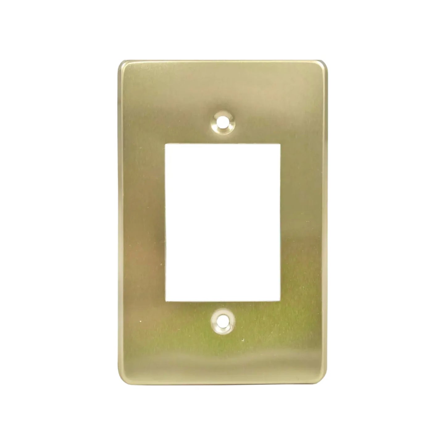 Placa 3 ventanas dorada Fulgore FU0765