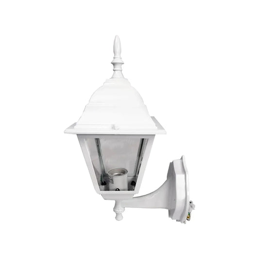 Lámpara farol cuadrado soportado blanco Fulgore FU0782