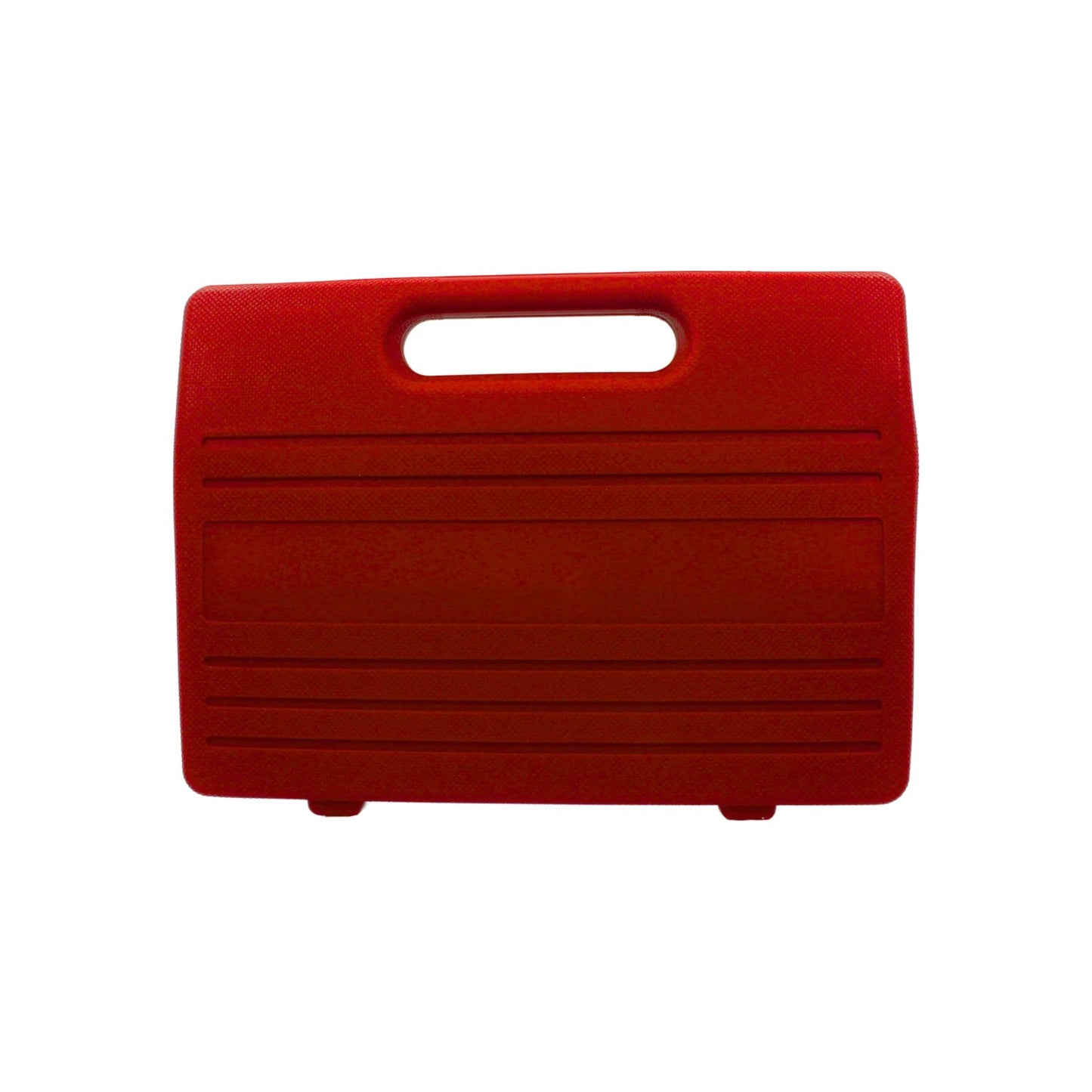 Maletín de plástico rojo para juego de dados hexagonales 1/4", asa integrada, resistente