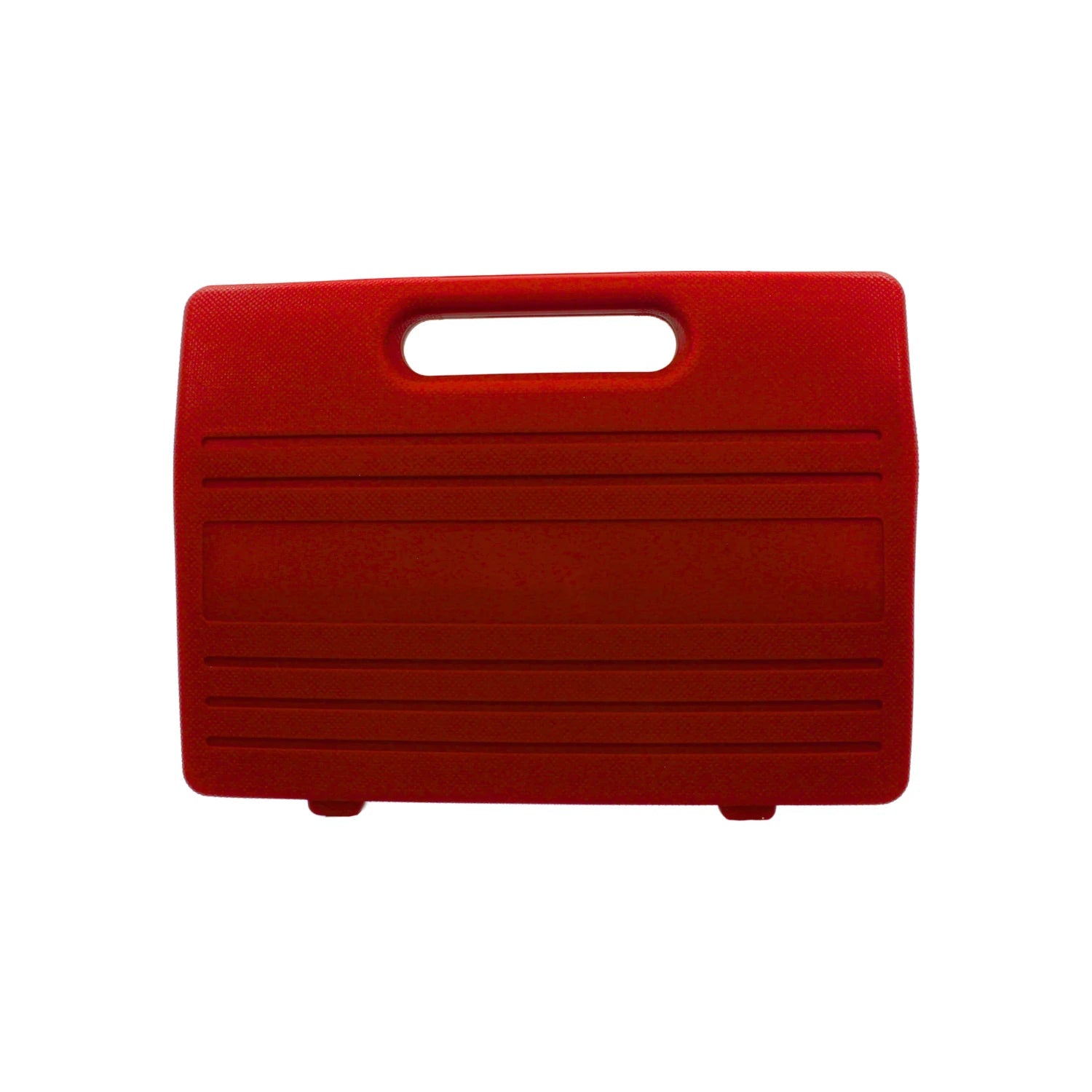 Maletín de plástico rojo para juego de dados hexagonales 1/4", asa integrada, resistente