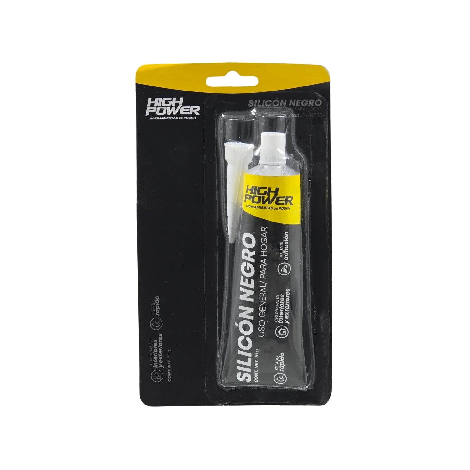 Silicon negro 70 g uso general High Power SI-N075