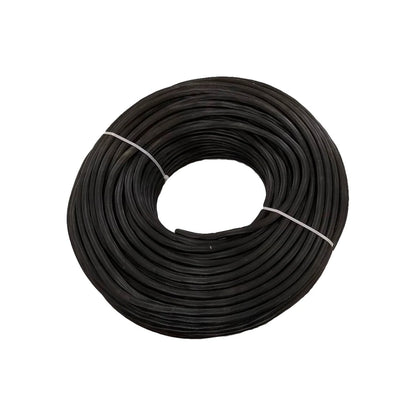 Cable eléctrico uso rudo negro 3x10 en rollo de 100m, ideal para exteriores e instalaciones industriales.