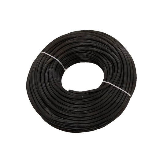 Cable eléctrico uso rudo negro 3x10 en rollo de 100m, ideal para exteriores e instalaciones industriales.