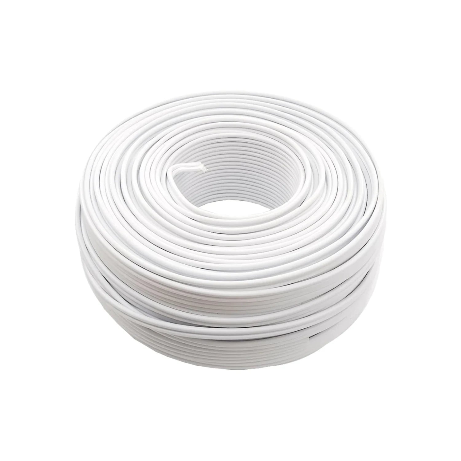 Rollo de cable eléctrico blanco calibre #12 para instalaciones residenciales